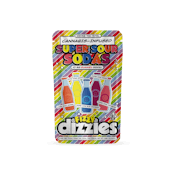 Dizzies Gummies Super Sour Sodas