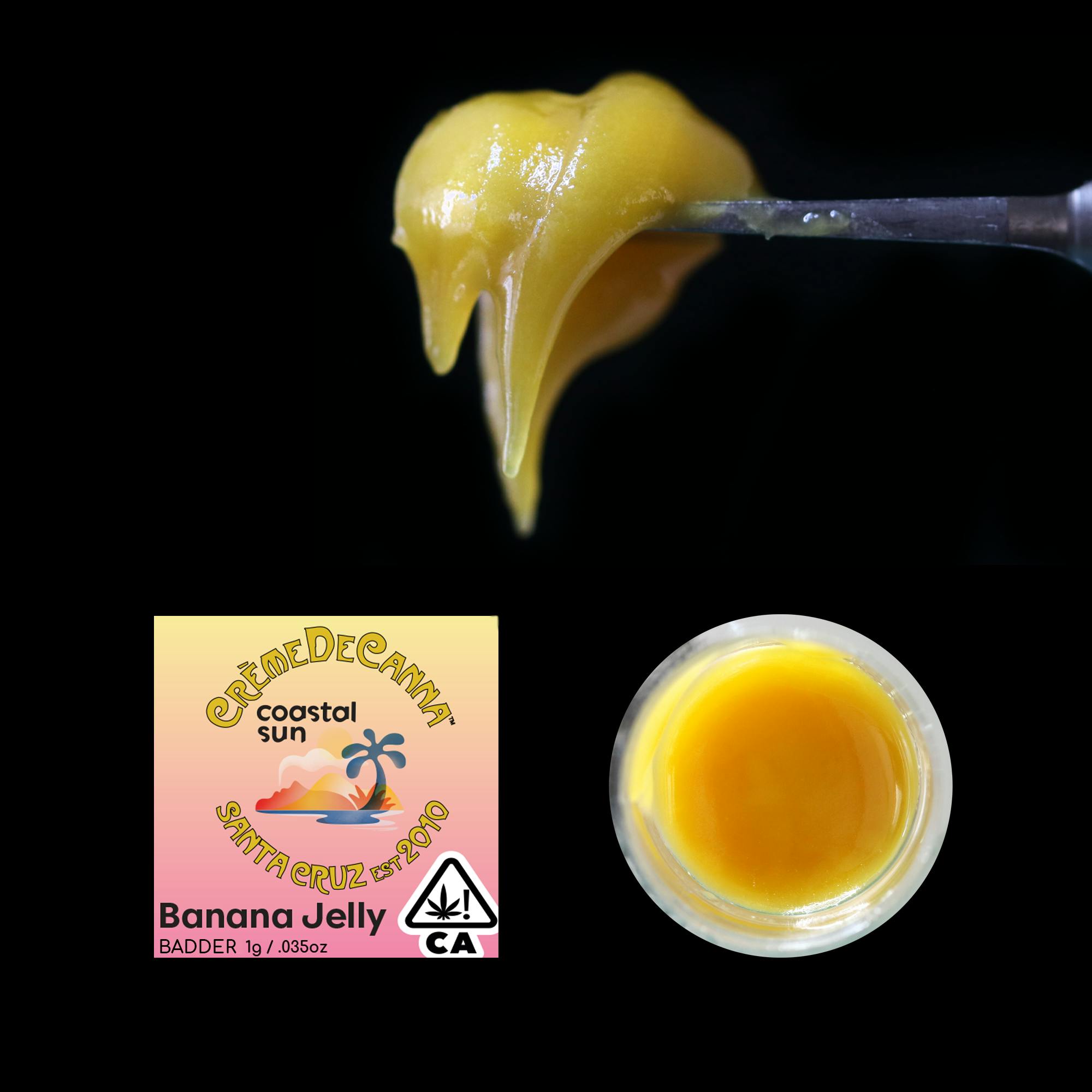 Banana Jelly (Coastal Sun Collab) Badder 1gr Crème De Canna