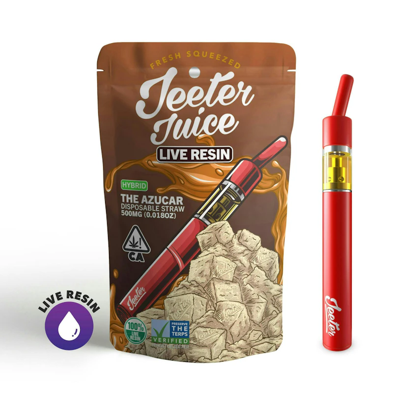 Jeeter The Azucar · Live Resin Straw Disposable · 0.5g, Disposables