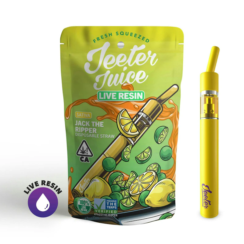 Jeeter Jack The Ripper · Live Resin Straw Disposable · 0.5g, Disposables