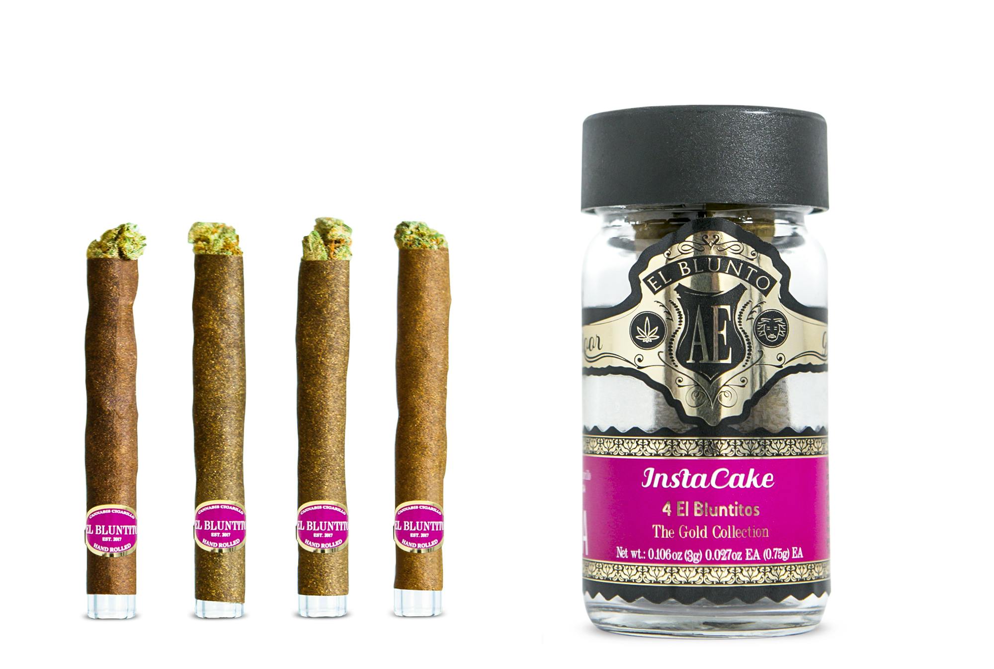 El Bluntito - 4-Pack - Instacake - 4 x .75G [Mini Blunt Pack] - El ...