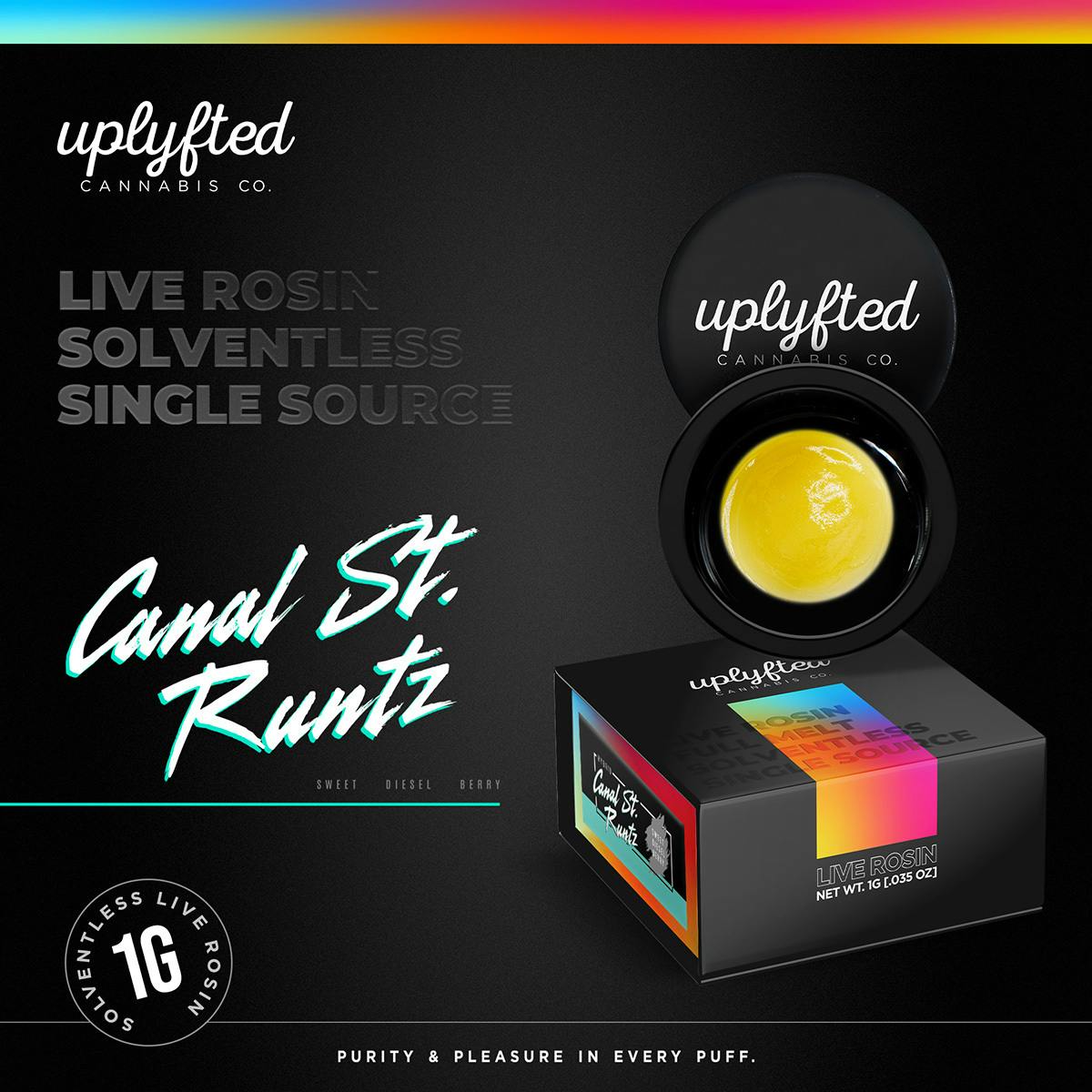 Canal St. Runtz | Live Rosin | Cold Cure Badder | 1g