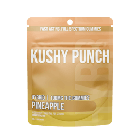 Kushy Punch - Hybrid Pineapple INDIVIDUAL GUMMIES 100MG