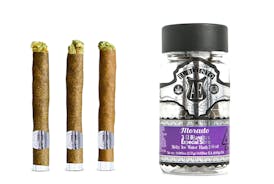 El Bluntito Especial Silver 3-Pack - Morado - 3 x .85g - Hash Infused