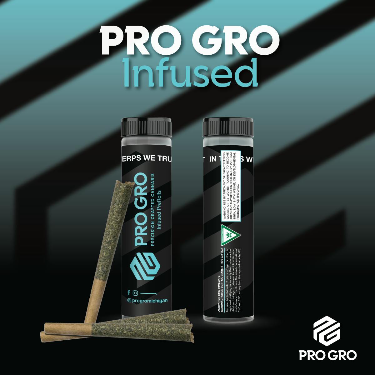 Pure Runtz Bubble Hash Infused Pre-Roll | 1g (3Pk) by Pro Gro