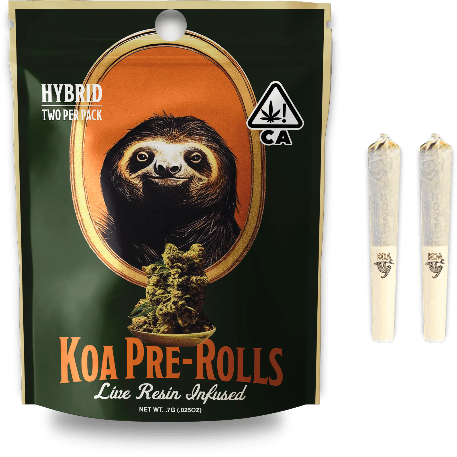 Dom Pen - Cinnamon Milk x Wedding Cake Koa Doubles - Live-Resin Infused Pre-Rolls .7g (2pk) Main Image