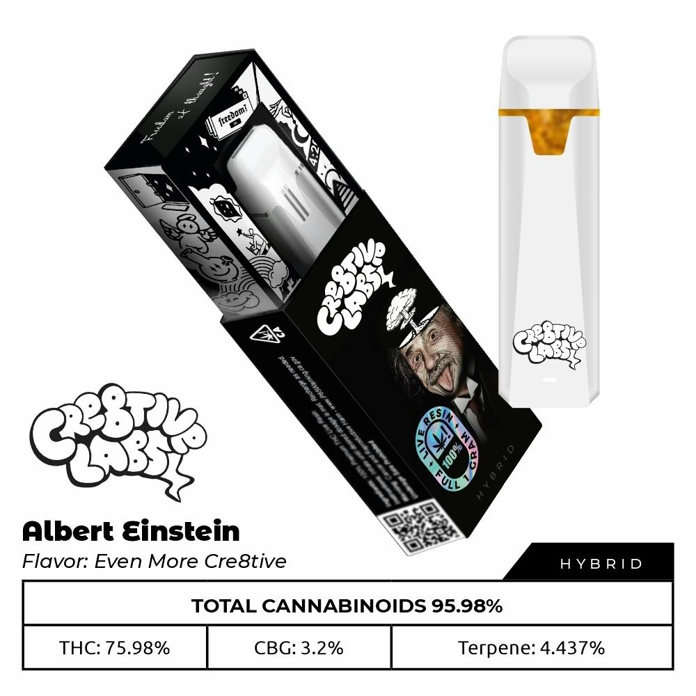 Cre8tive Labs Even More Cre8tive 1g Live Resin Disposable Weedmaps