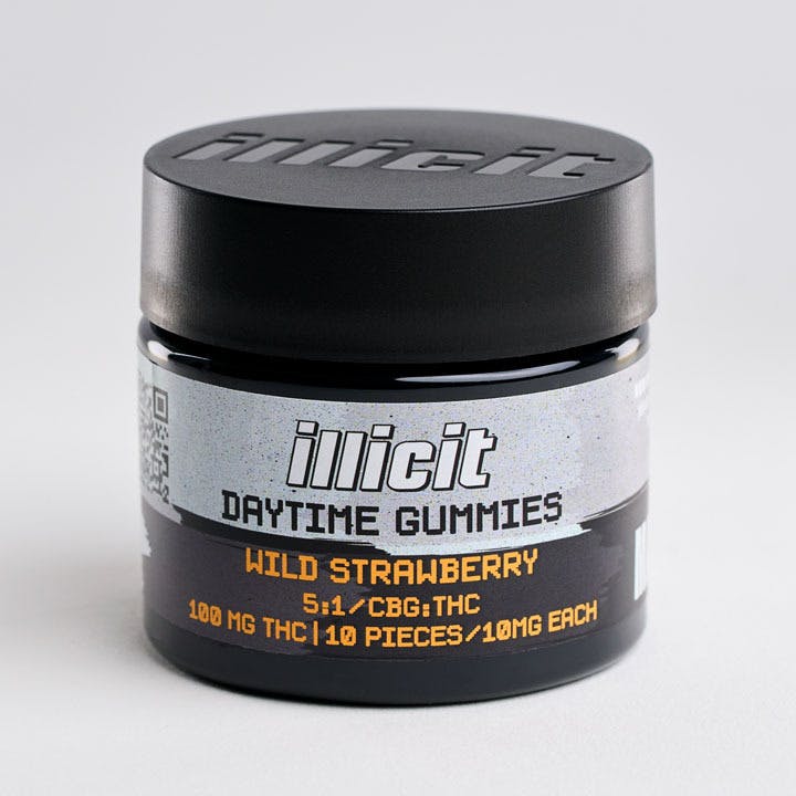Wild Strawberry Daytime Gummies Cbg