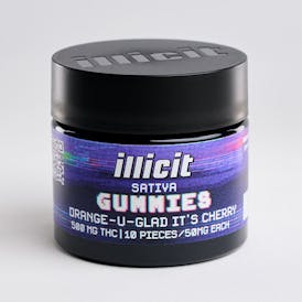 Orange-U-Glad It's Cherry 500MG Sativa Gummies