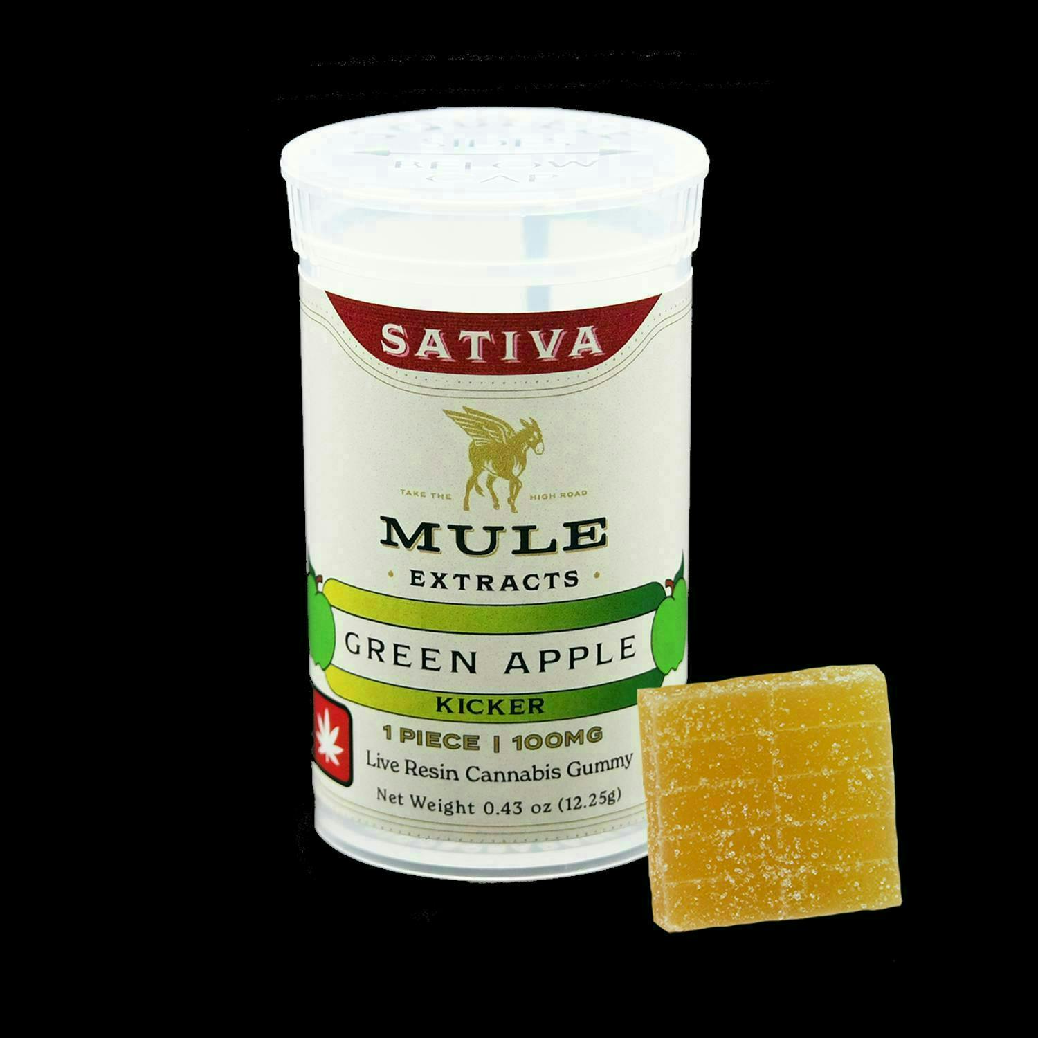 Green Apple LR Kicker Gummy | 100mg | Single
