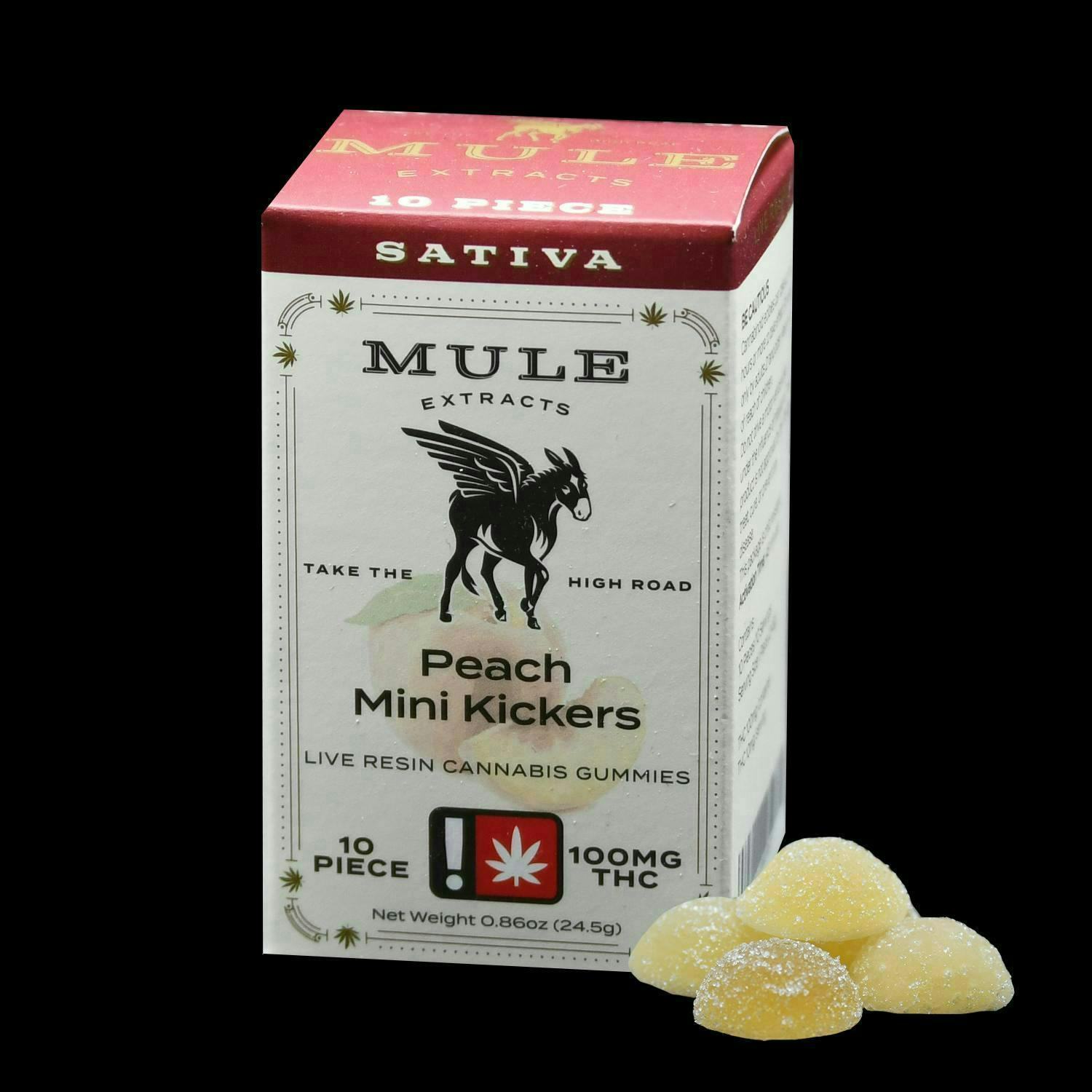 Mule Extracts: Peach Lr Mini Kicker