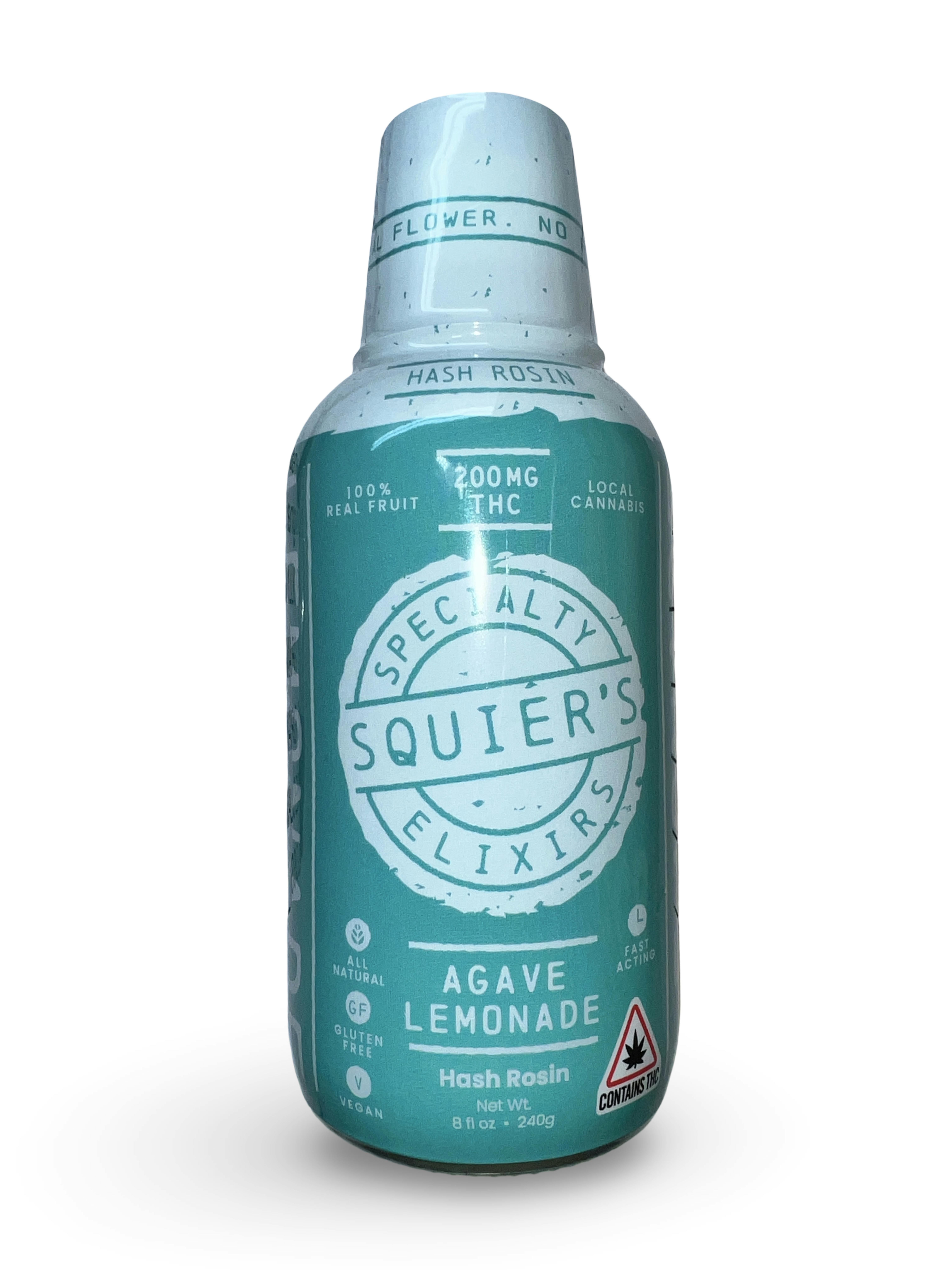 Squier's 200mg Hash Rosin Agave Lemonade RTD by Indico