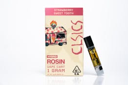CLSICS - Sweet Tooth - Live Rosin Vape Cartridge 1g