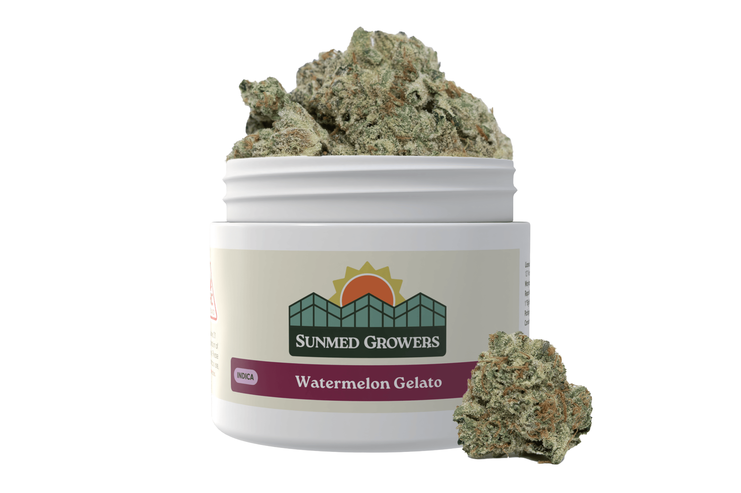 Watermelon Gelato Flower (7g) by SunMed Growers