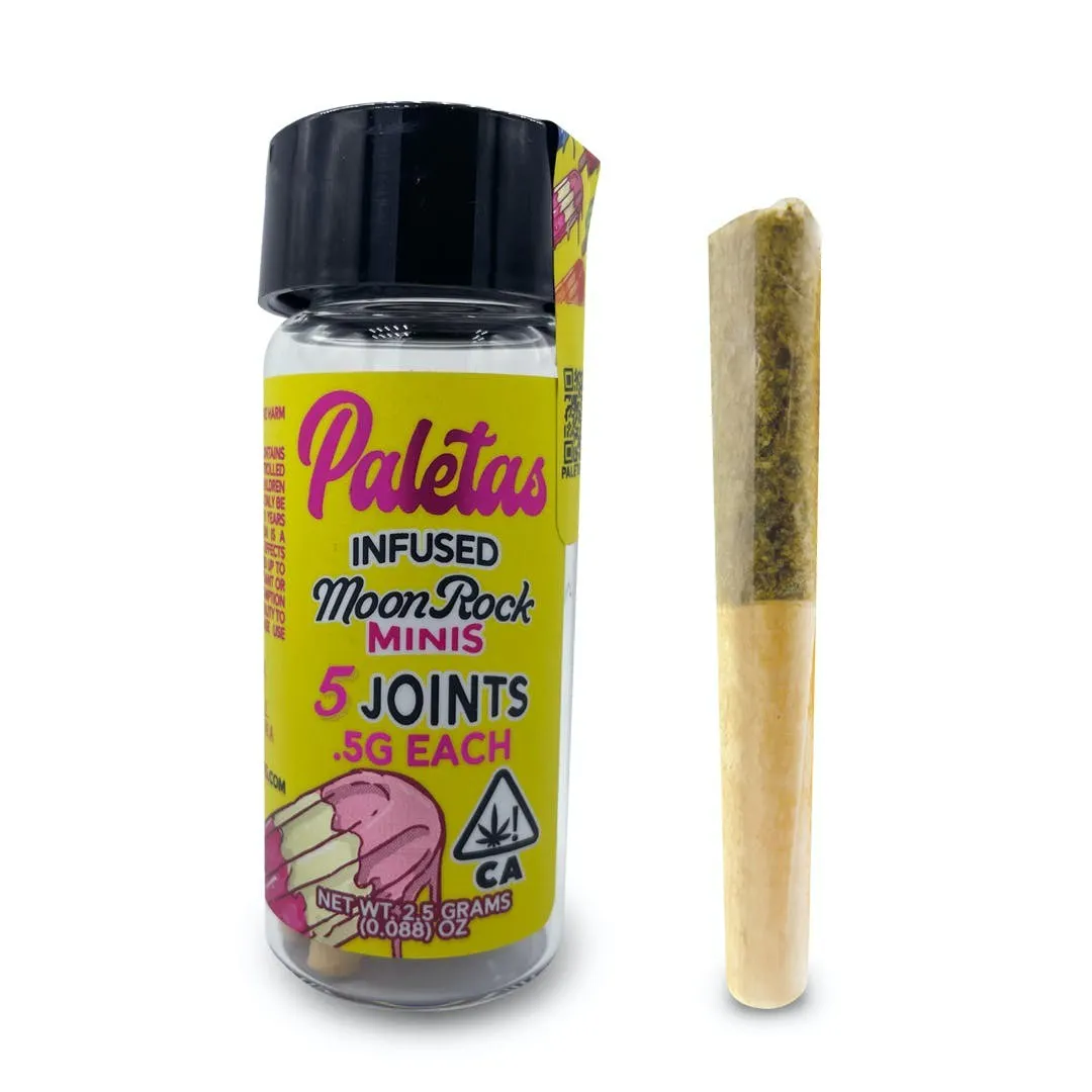 Paletas - Pineapple Express (H) 36.23% THC | Paletas | Moonrock Minis 5pk (2.5g) Main Image