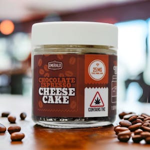 Emerald Elevation Cannabis Co - RSO Mini Chocolate Espresso Cheesecake | 25mg | Emerald Elevations