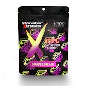 Monster Xtracts | Grape Limeade | THC Gummies | 200mg