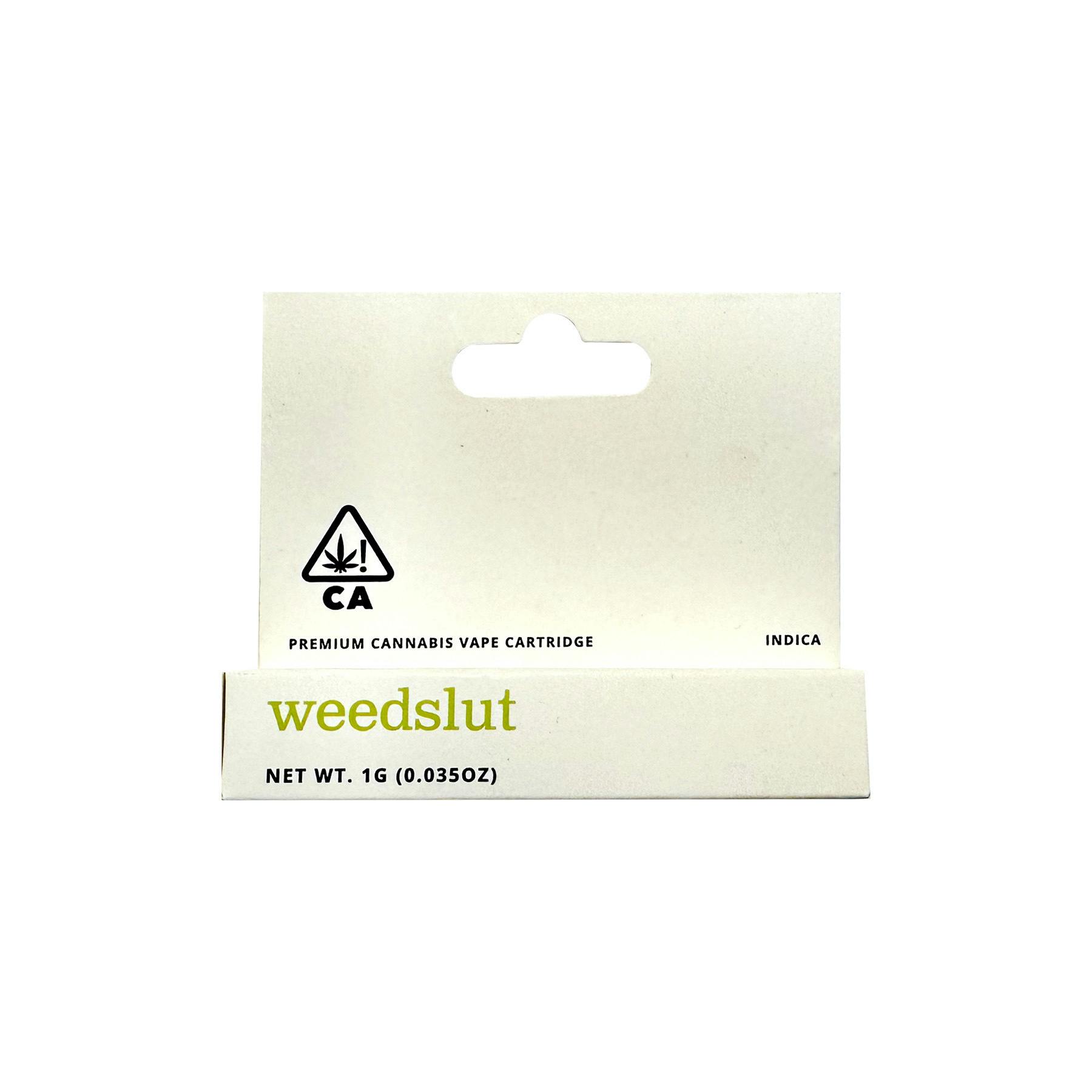 Crown WeedSlut Banana Kush Vape Cartridge Weedmaps