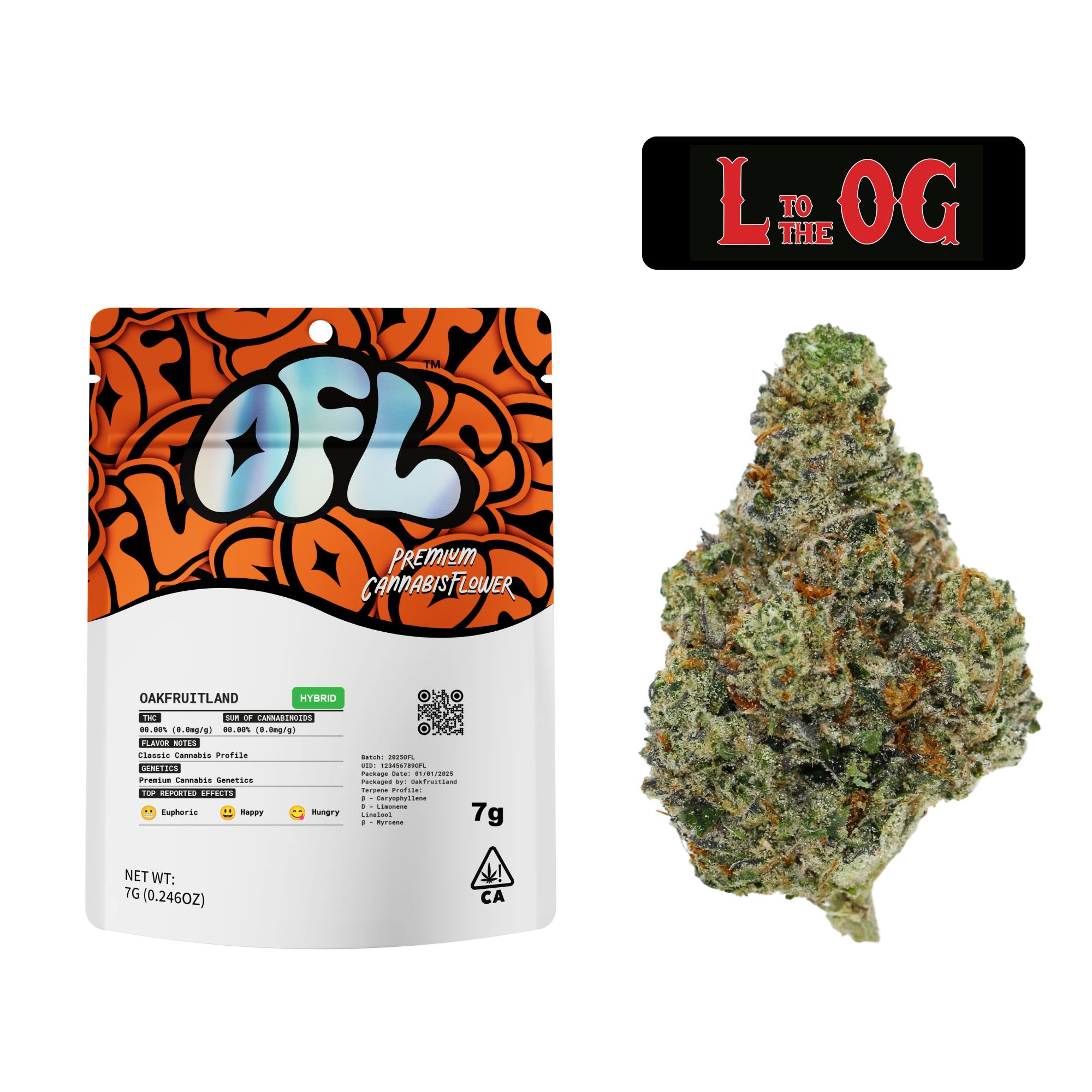 L to the OG Premium Flower 7g