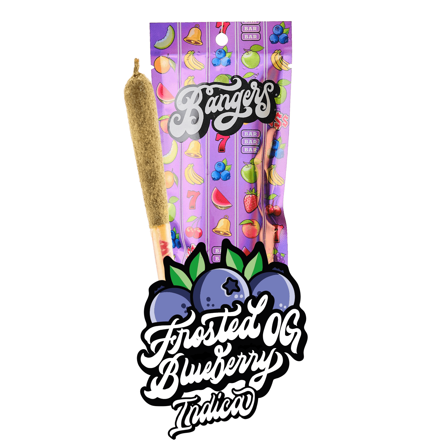 Frosted Blueberry OG - (1) 1.2 gram Pre roll