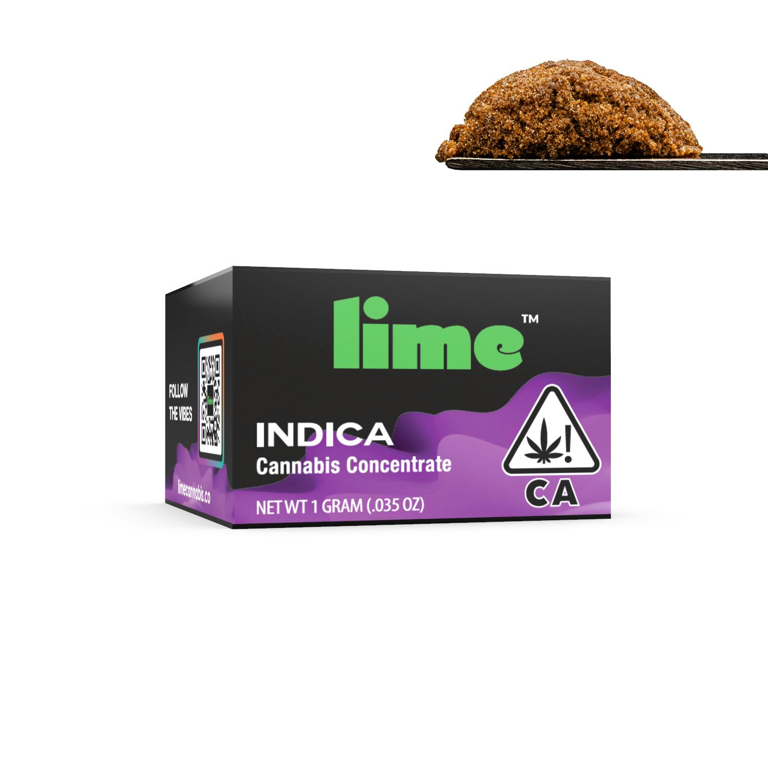 Indica (1.0g Ice Water Hash) Mango Mintality Lime
