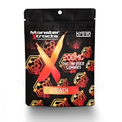 Monster Xtracts | Peach | THC Gummies | 200mg