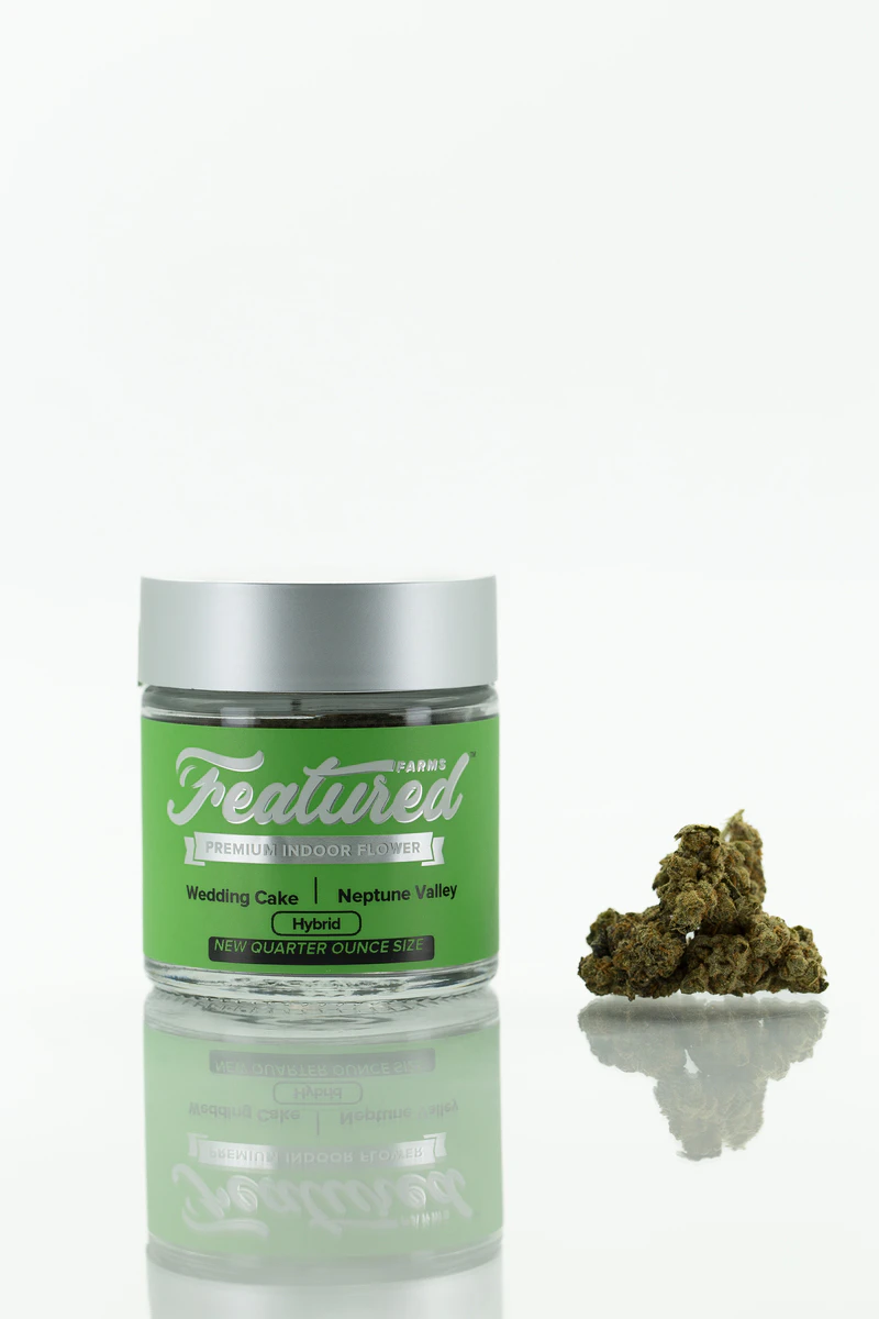 Rove Featured Farms · 1/4oz Premium Indoor Flower · Wedding Cake · 7.0g, Flower