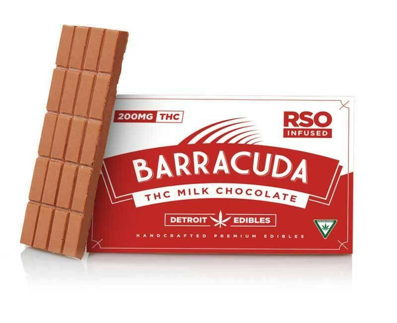 Barracuda Bar, RSO Milk Chocolate by Detroit Edibles