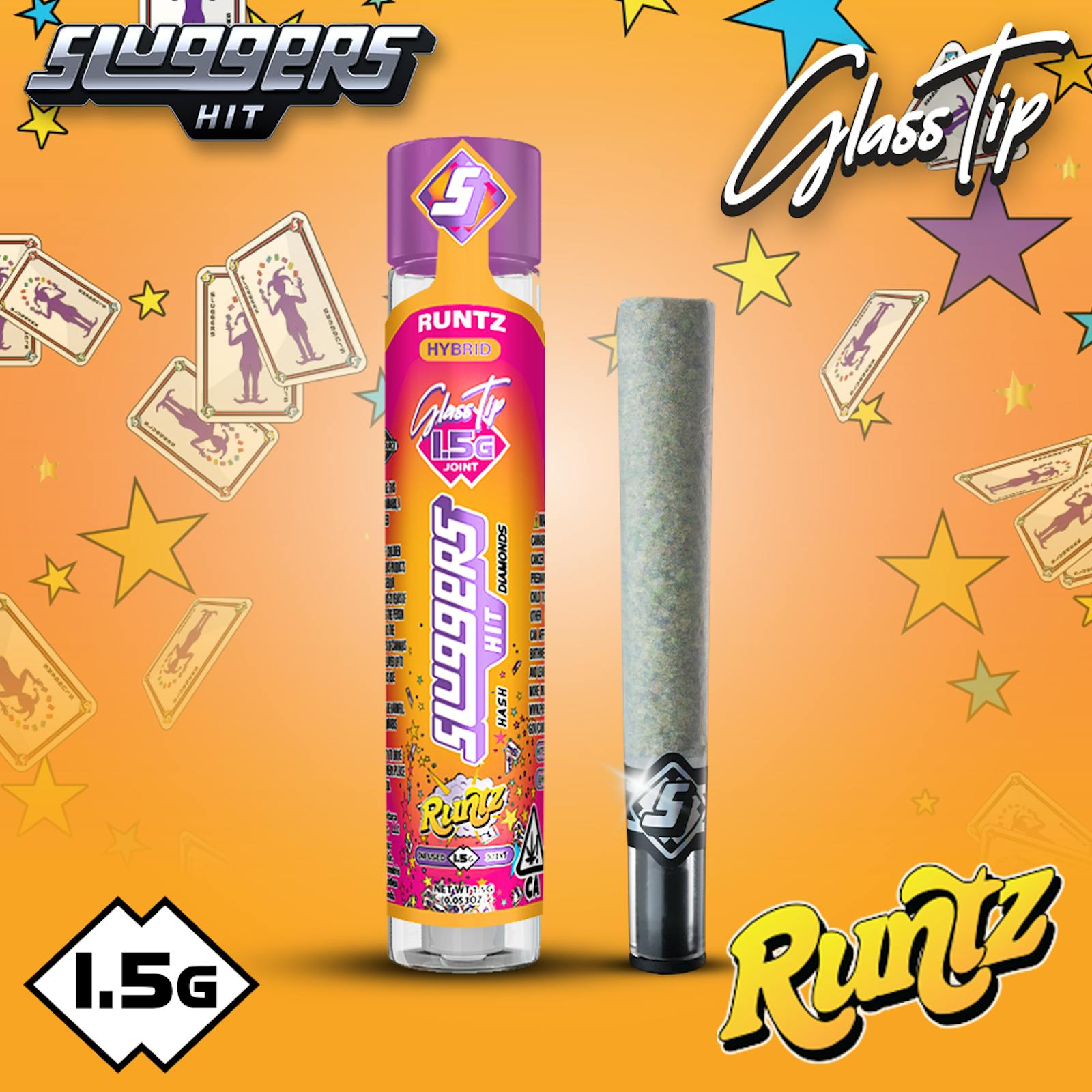 Sluggers - Infused Preroll - 1.5g - Runtz