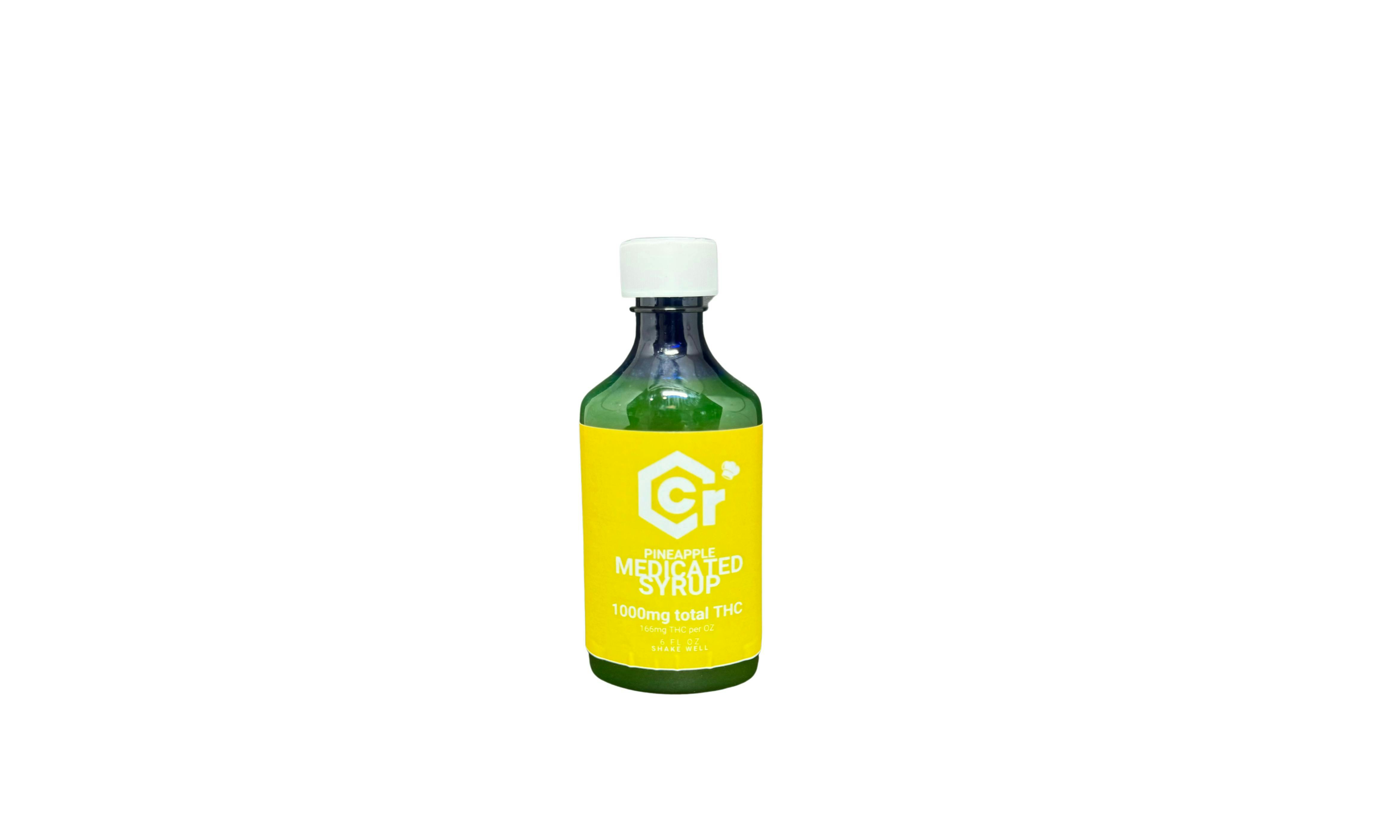 1000mg Pineapple Medicated Syrup | Coastal Remedies by Coastal Remedies