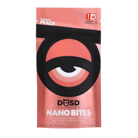 Nano Bites - Peach 1000mg, Sativa Enhanced