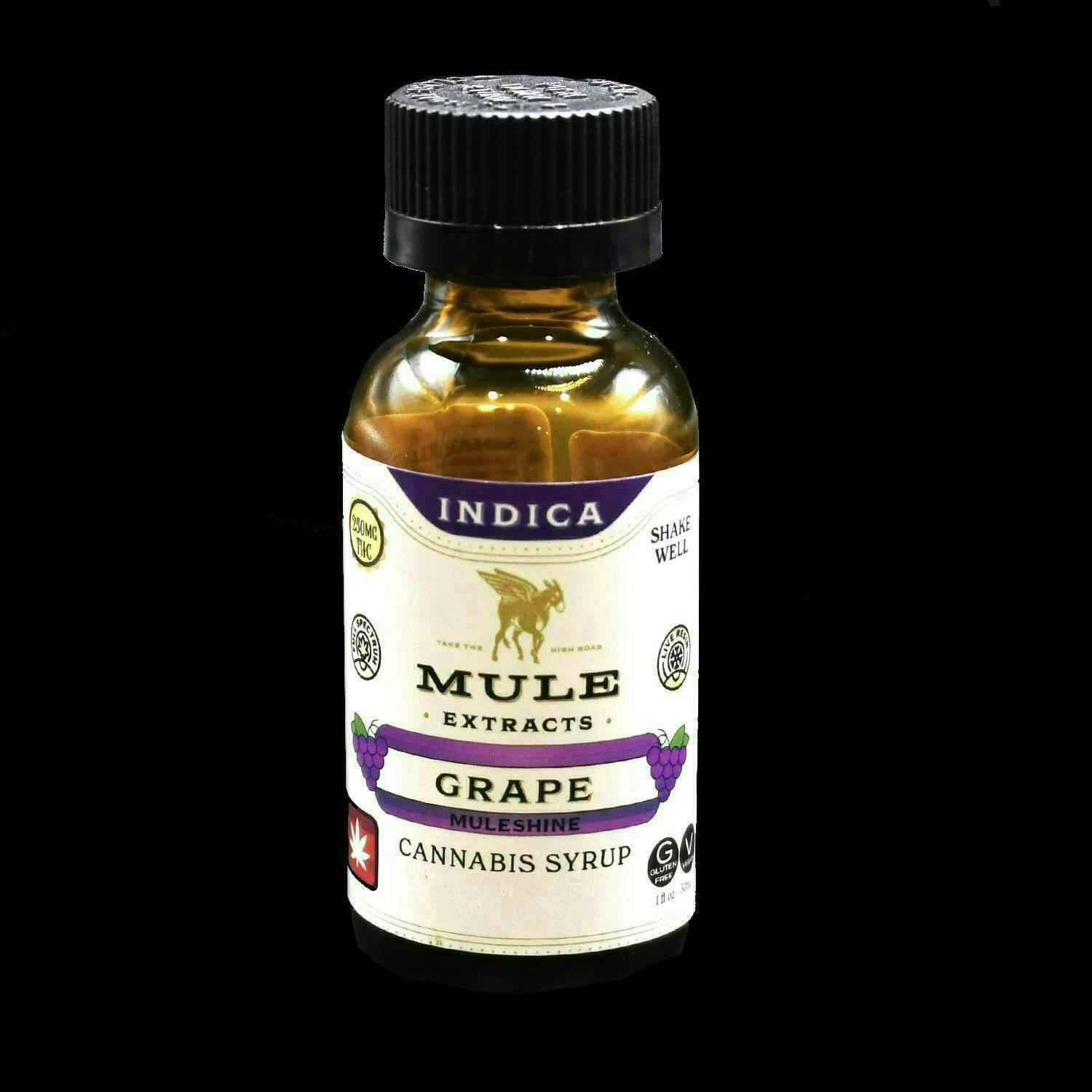 Grape Muleshine | Infused Syrup | 250mg | 30ml