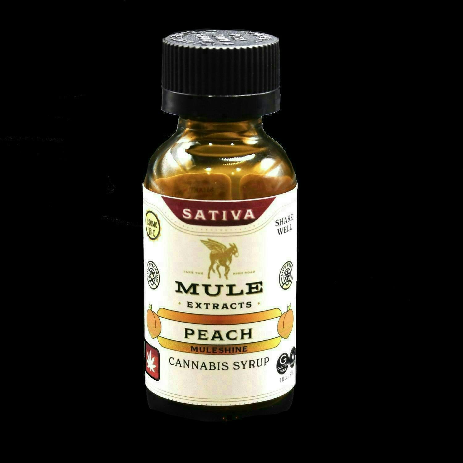 Peachy Muleshine | Infused Syrup | 250mg | 30ml