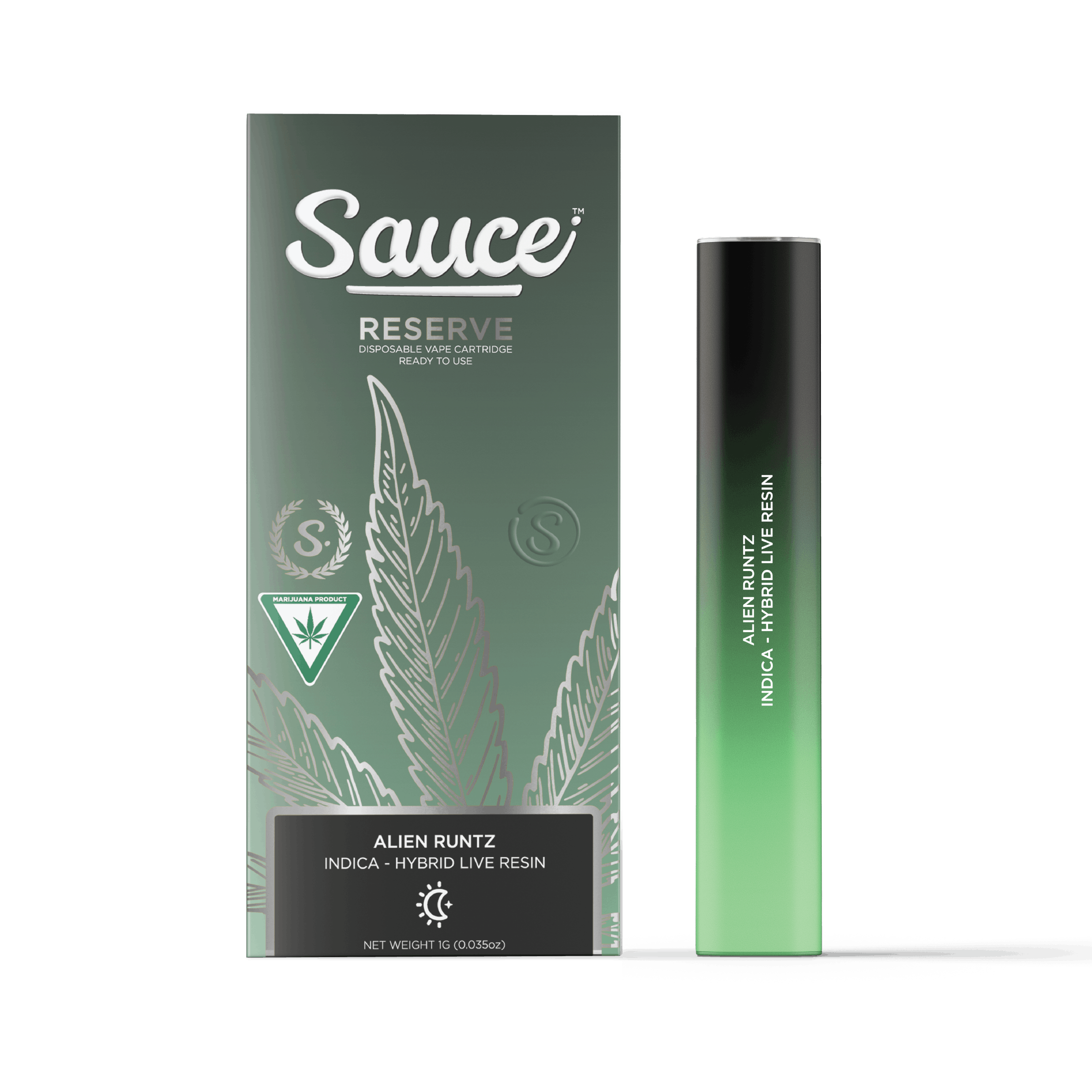 Alien Runtz 1G Reserve Live Resin Vape (IndicaHybrid) Sauce Essentials