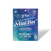 Grön | Dark Chocolate w/ Sea Salt Mini Bar 1:1 | Sleepy Indica