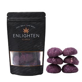 Chocolate Chip Cookies with Ube and Toasted Coconut 10 Pack - 100mg