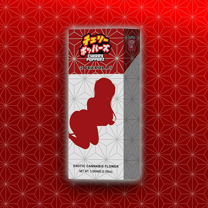 ⚡️ POWER UPS - Cherry Popperz - 2x Pre Rolls (3g)