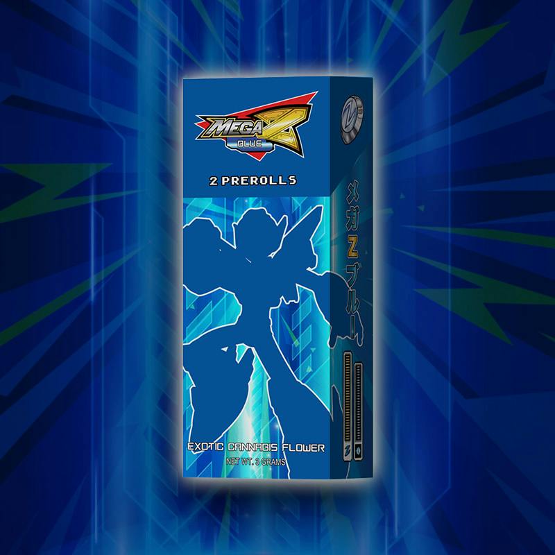⚡️ POWER UPS - Mega Z (Blue) - 2x Pre Rolls (3g)