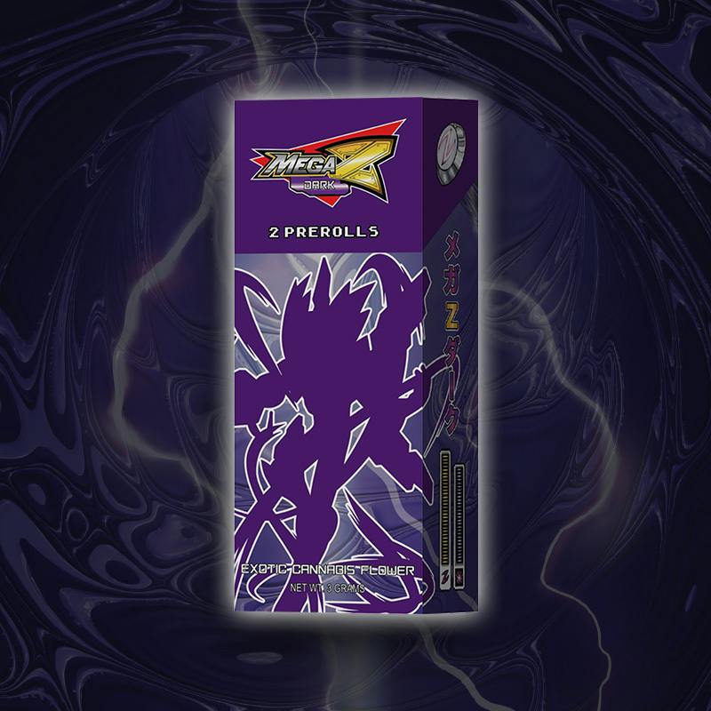 ⚡️ POWER UPS - Mega Z (Dark) - 2x Pre Rolls (3g)
