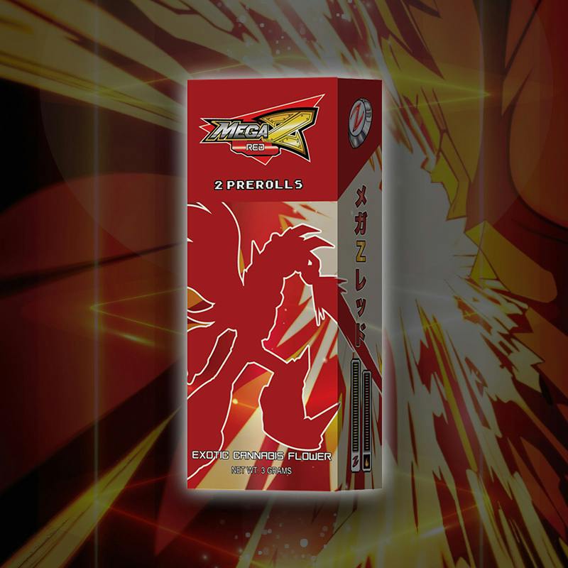 ⚡️ POWER UPS - Mega Z (Red) - 2x Pre Rolls (3g)