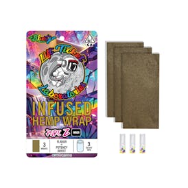 Pure Z Live Resin Infused Blunt Wraps - 3 pack