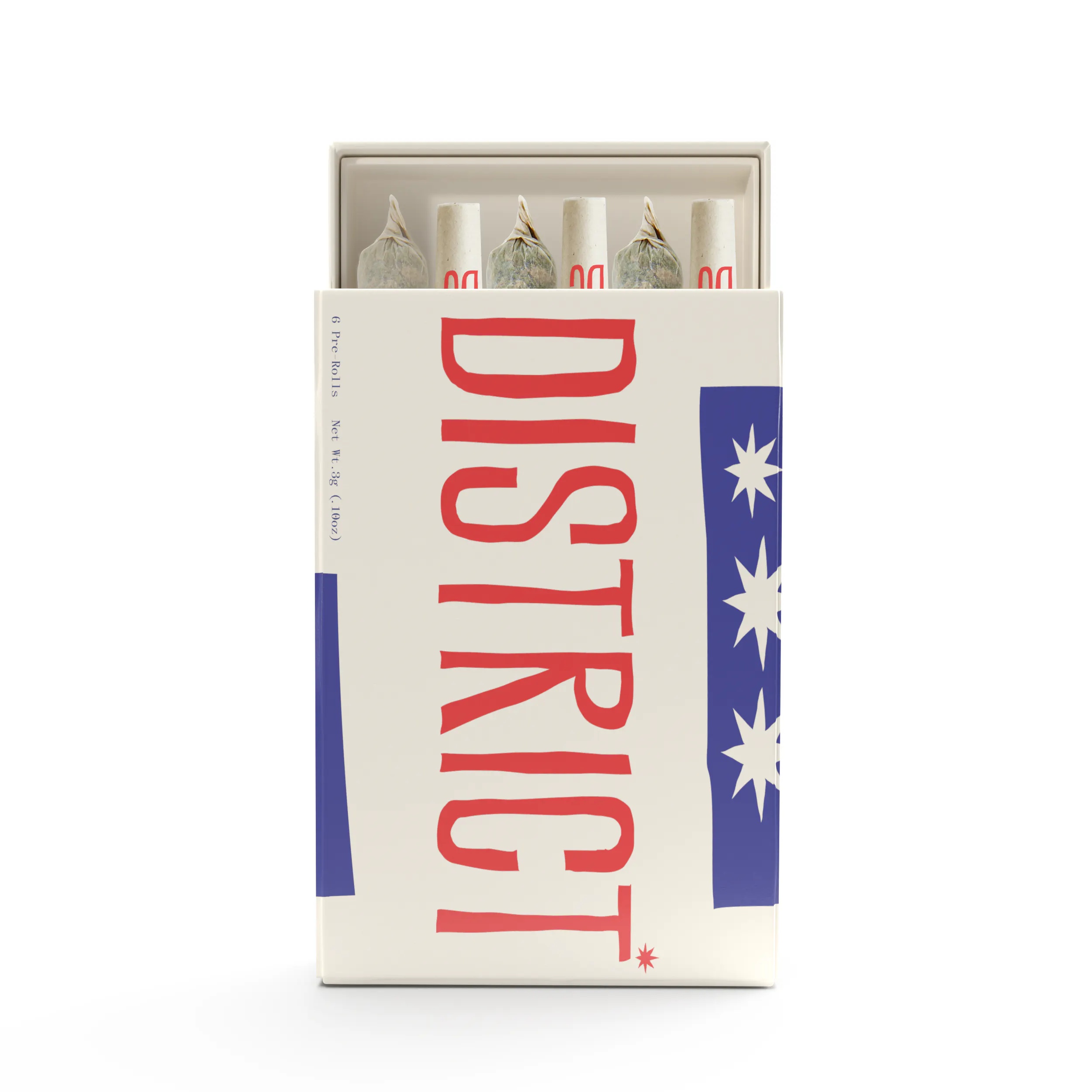 District Cannabis - Spritzer Half Gram Pre-Roll Pack 6ct 3 Gram Total Main Image