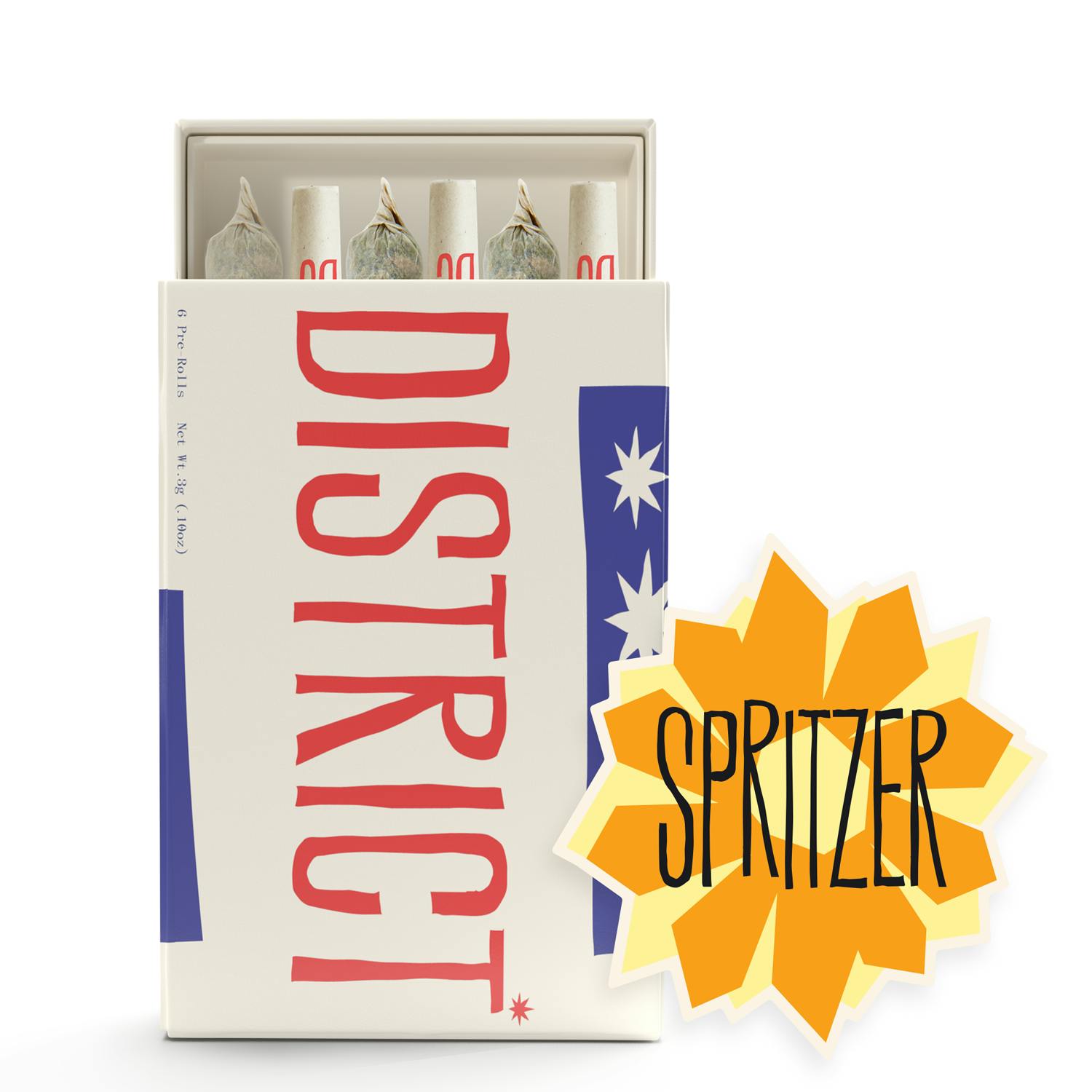 Spritzer Pre-Roll Pack 6ct by District Cannabis