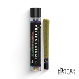 Mitten Extracts 1G Infused Preroll - Watermelon Zkittles (Indica)