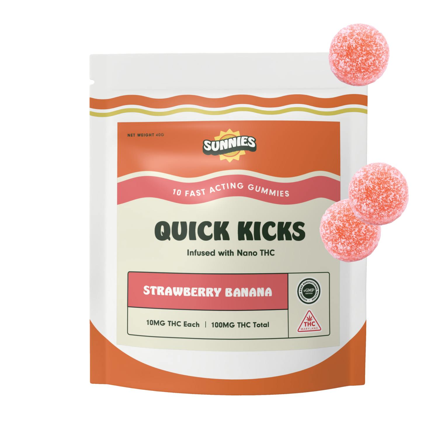 Strawberry Banana Nano Gummies