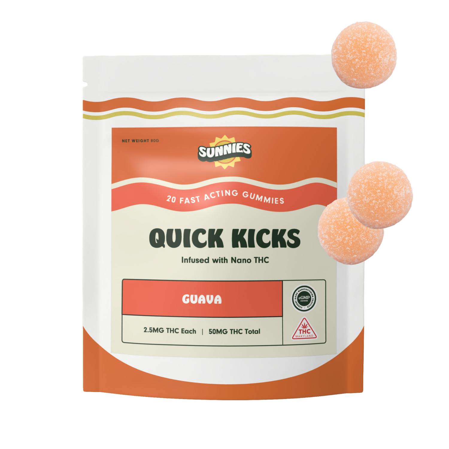 Guava Nano Gummies 50mg at Hi Tide Dispensary
