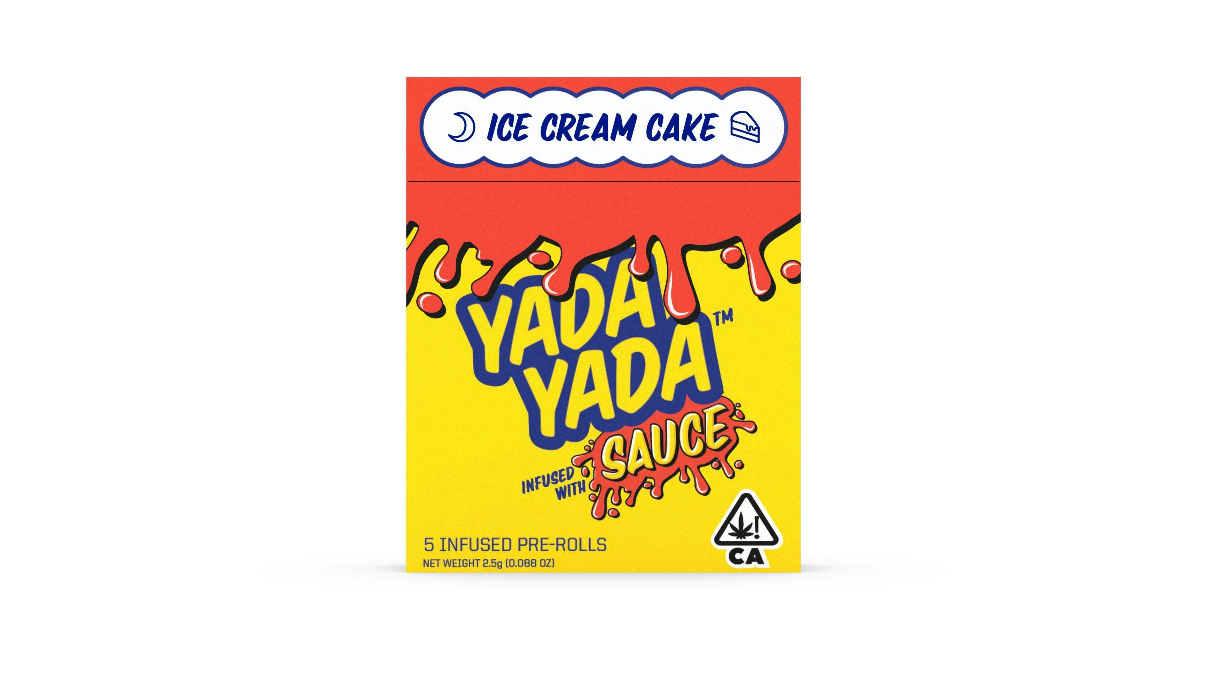Yada Yada Yada Yada Ice Cream Cake 2.5g Prerolls Infused Weedmaps