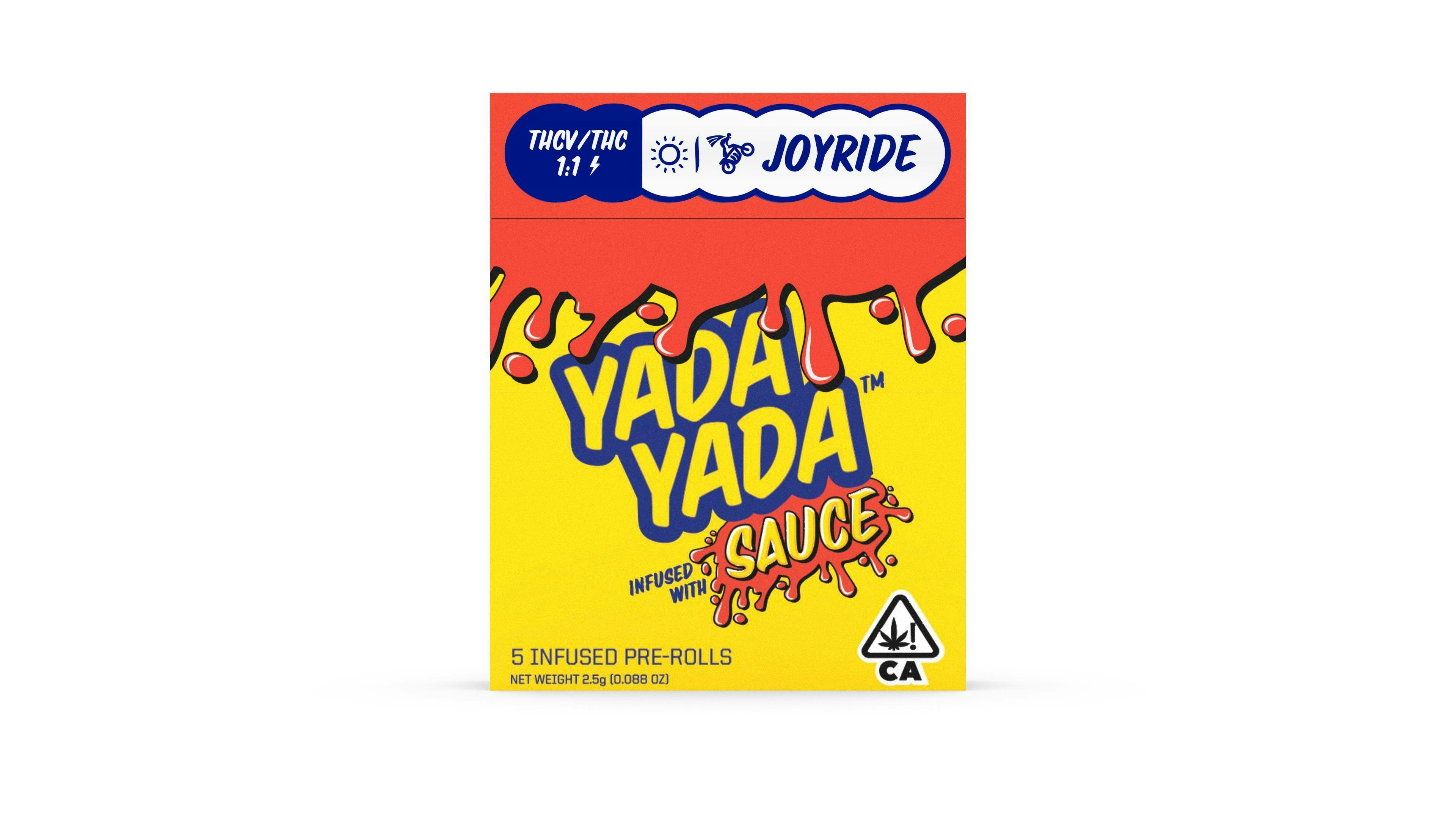 Yada Yada Joyride 2.5g Prerolls Infused Yada Yada