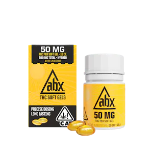 ABSOLUTE XTRACTS - ABX - 50mg THC Soft Gels - 10ct