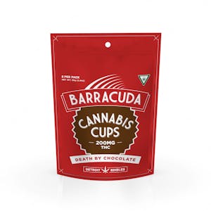 Detroit Edibles - Barracuda Cups - Death by Chocolate - 200mg THC